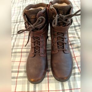 Ugg Leather/Wool boots